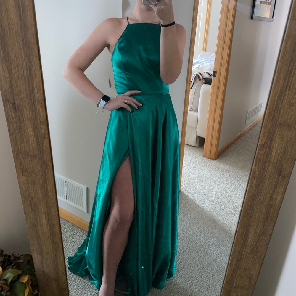 Green prom dress!!